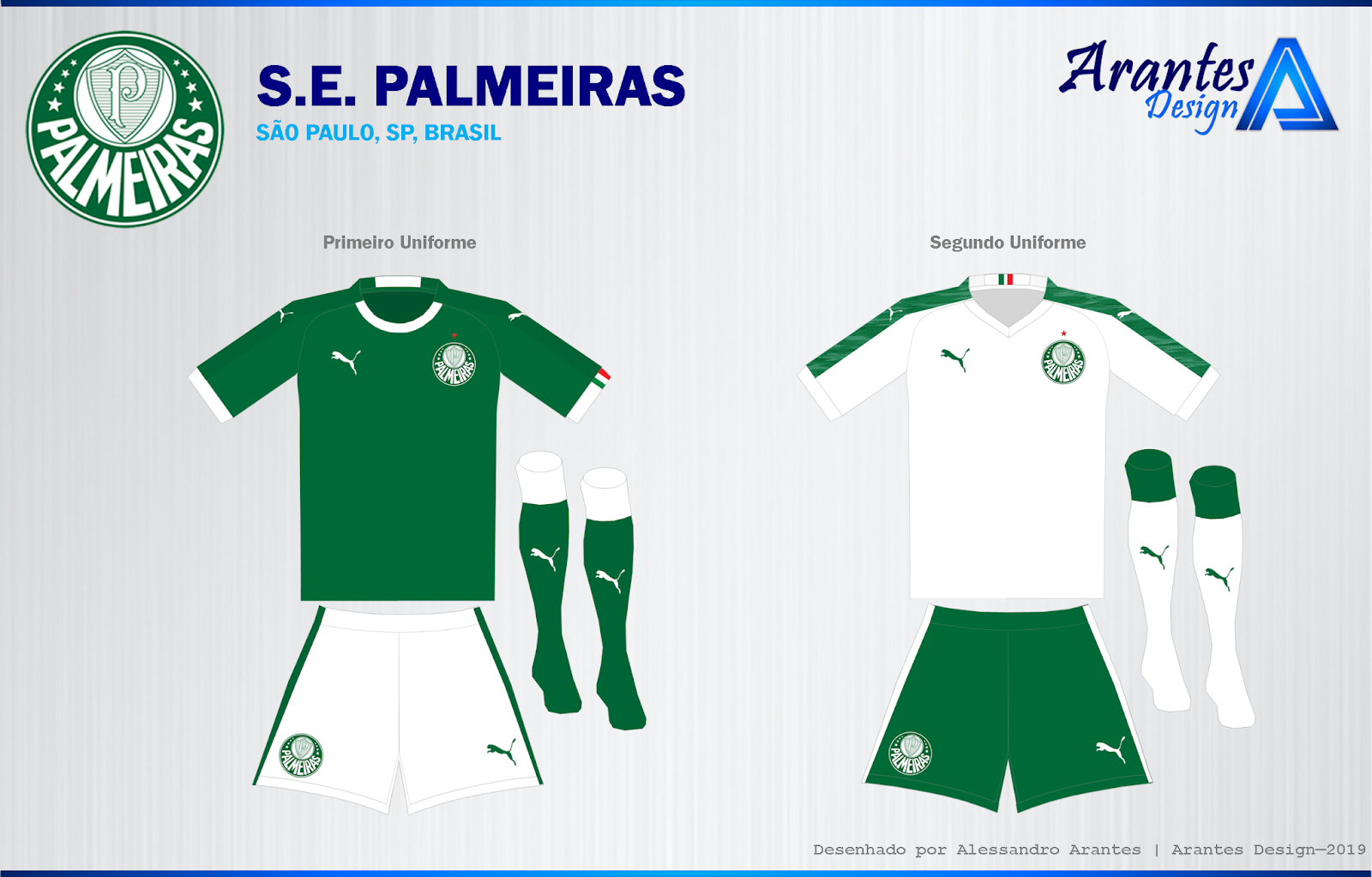 novo uniforme do palmeiras puma 2019