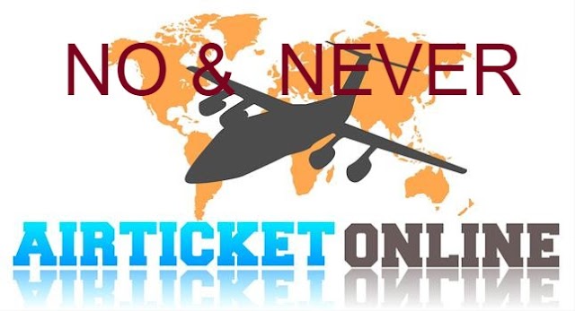 Say NO to online flight ticket booking