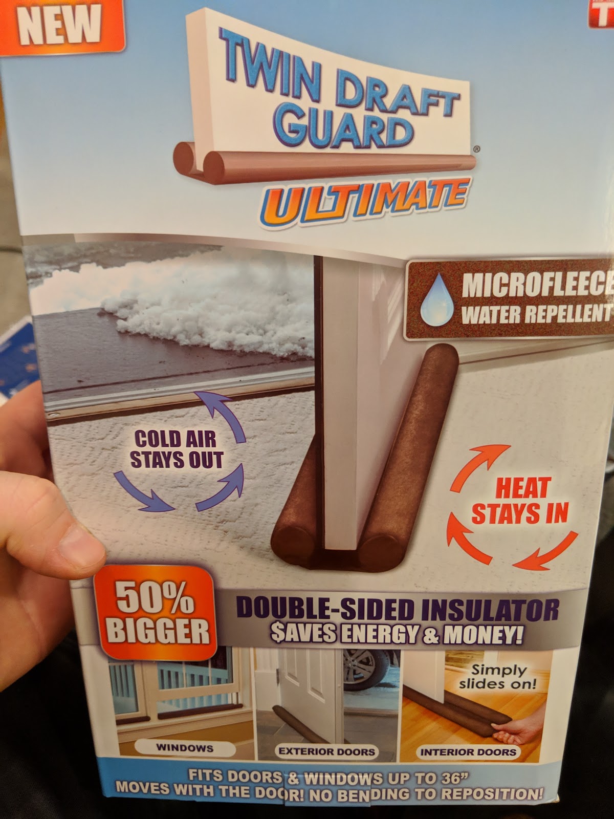 Christmas Haul 2018 Twin Draft Guard for the Home Office