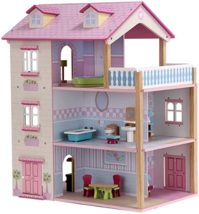 Playwood poppenhuis hout groot