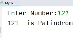 How to Check Number is Palindrome or Not in Python Program