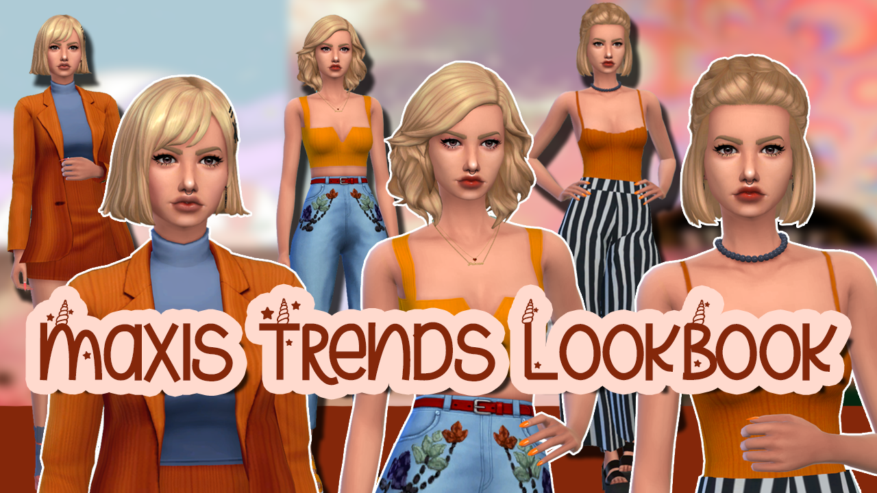 Lookbook Maxis Match Trends 2019 The Sims 4 Downloads