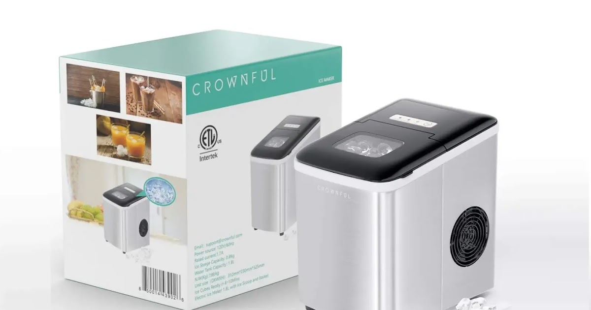Crownful Portable Ice Maker Machine airGads