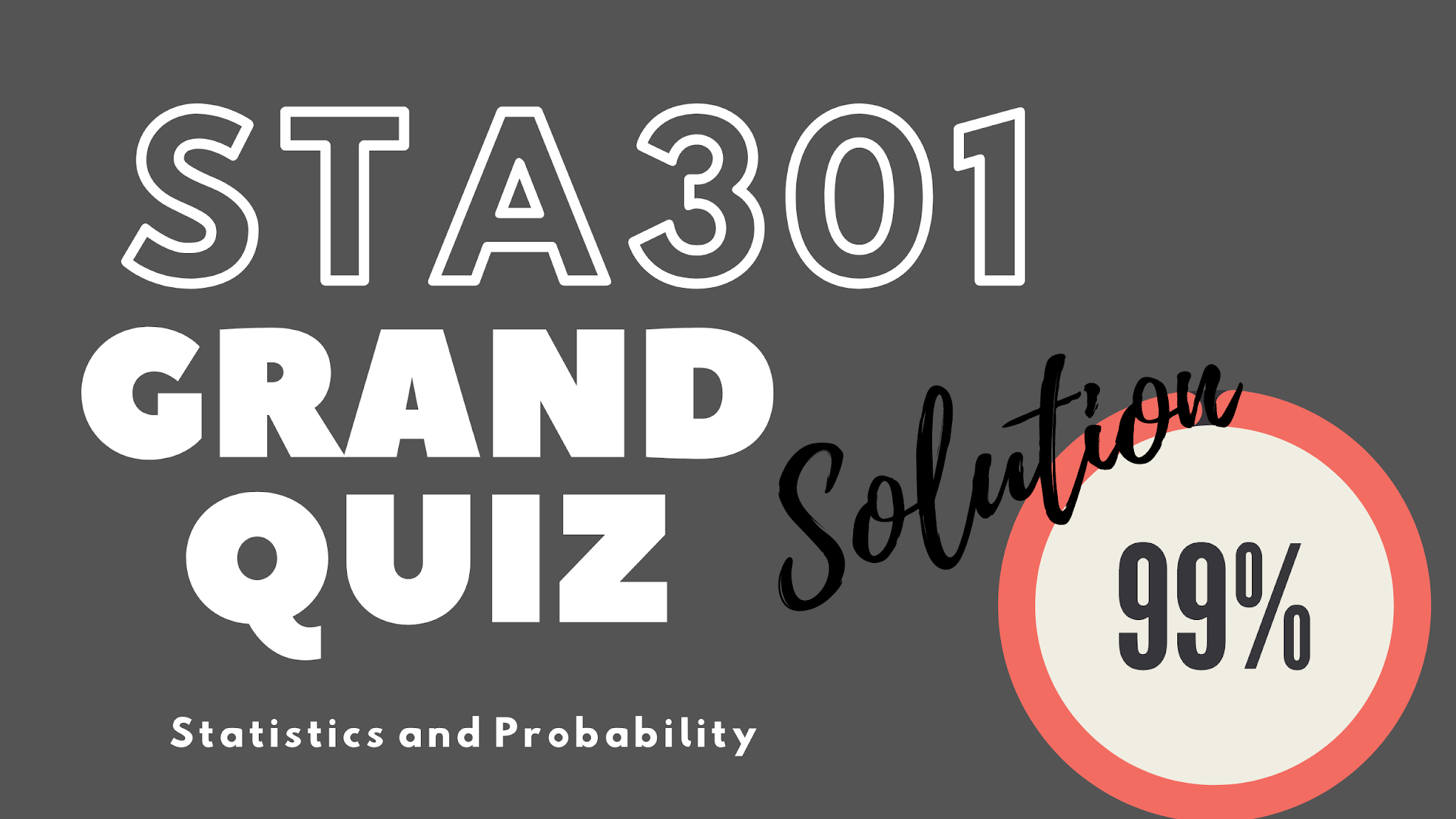 sta301 statistics and probability assignment 2 solution