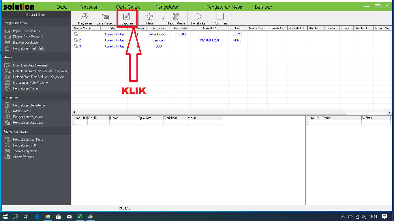 Cara Edit Absensi Fingerprint Di Excel Ruang Siswa