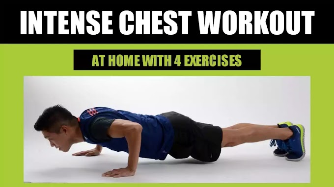 Intense Chest Workout At Home With 4 Exercises