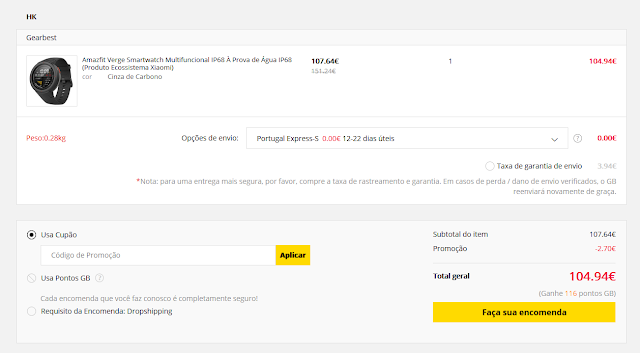 Promoção Amazfit - Excelente oportunidade!