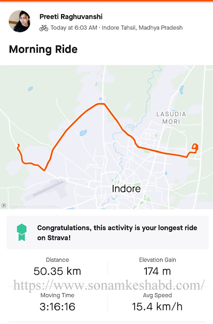 A mobile screenshot showing the ride completed by Preeti and Manish