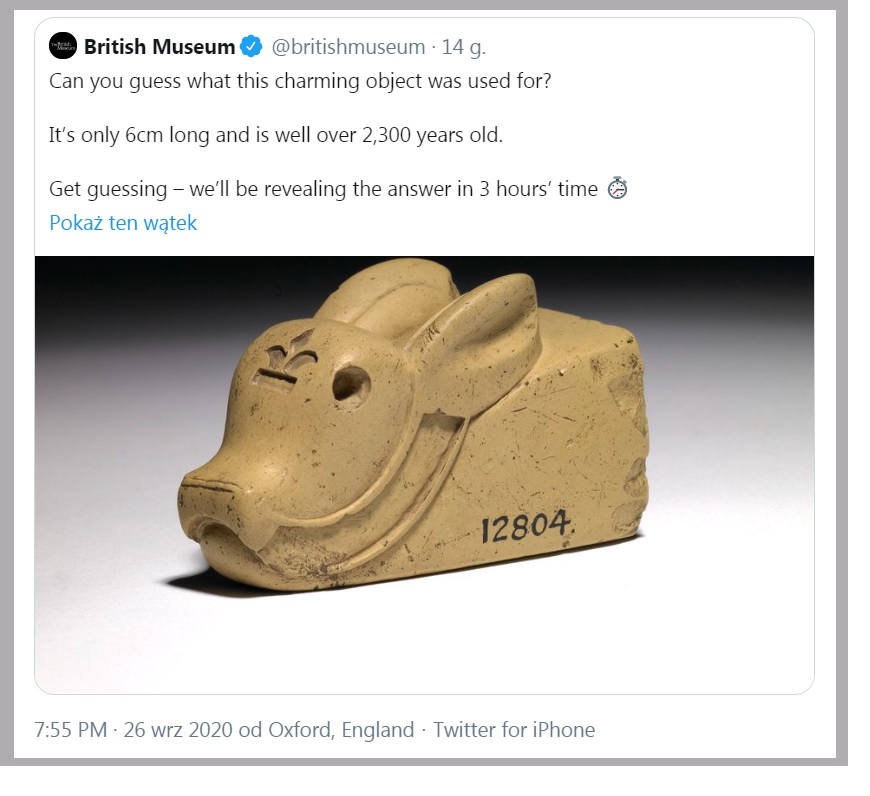Portable Antiquity Collecting and Heritage Issues: September 2020