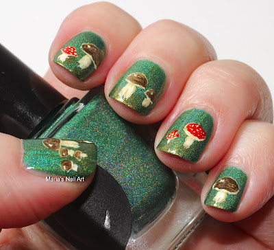 Marias Nail Art and Polish Blog: Mushrooms for Lonesome George