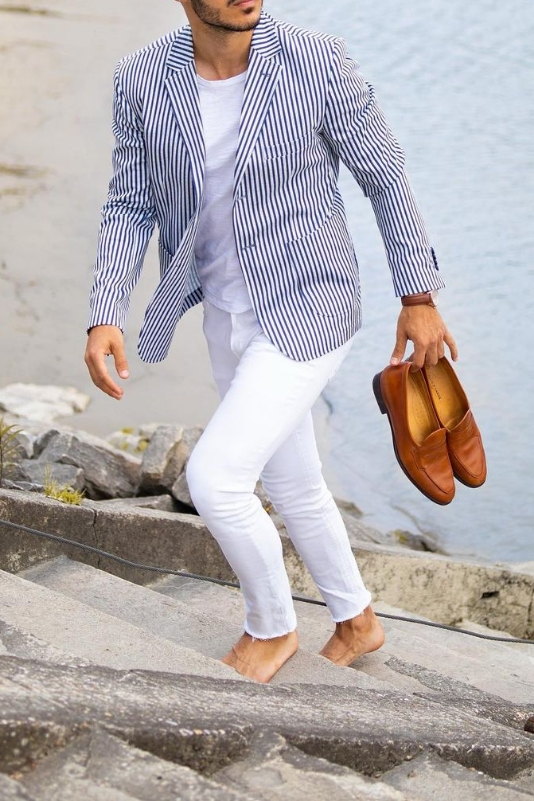 How to: 3 ways to wear white jeans for men | One Dapper Street