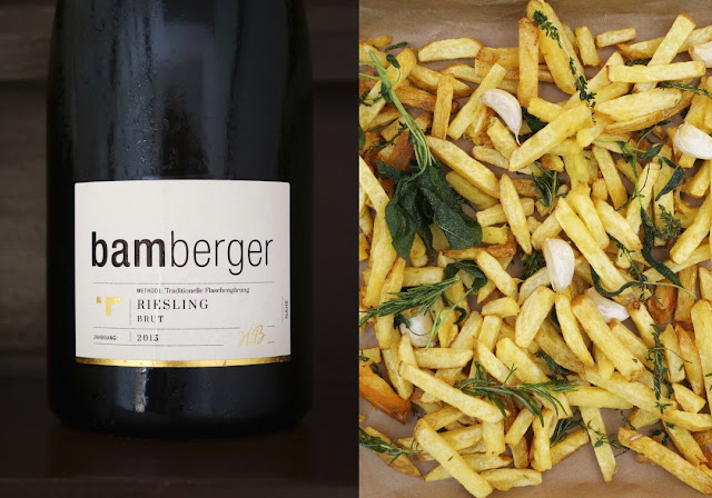 Riesling Sekt zu Pommes frites