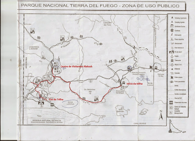 ushuaia parque nacional tierra del fuego trilhas