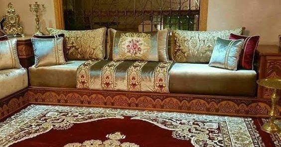 أحدث صور ديكور مغربي خاص بالصالون salon marocain ديكور مغربي