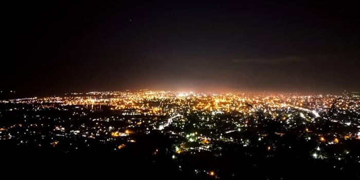 Indahnya Suasana Malam Kutaraja dari Puncak Gle Batee