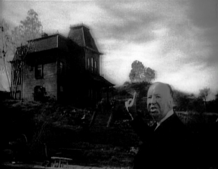 Alfred Hitchcock presentando Psycho