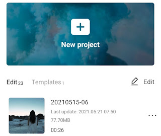 create new project create new project