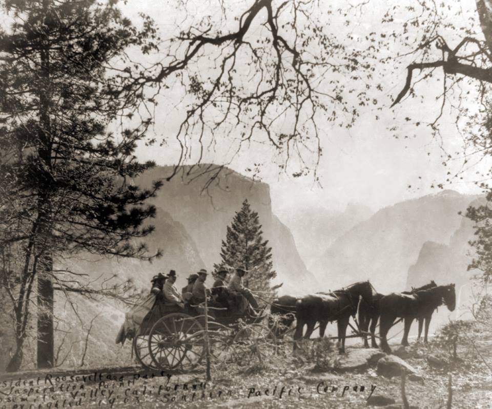 Sweet Americana Sweethearts: Teddy Roosevelt Visits Yosemite National Park