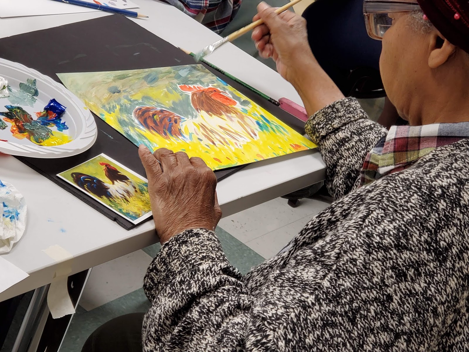 teaching art Art Classes for Seniors