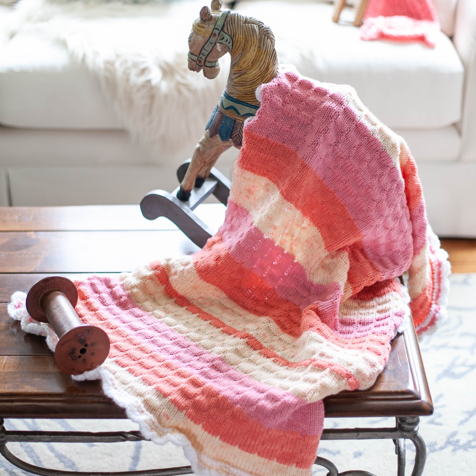 Loom Knit Baby Blanket Pattern, Just Published! Loom Knitting by This