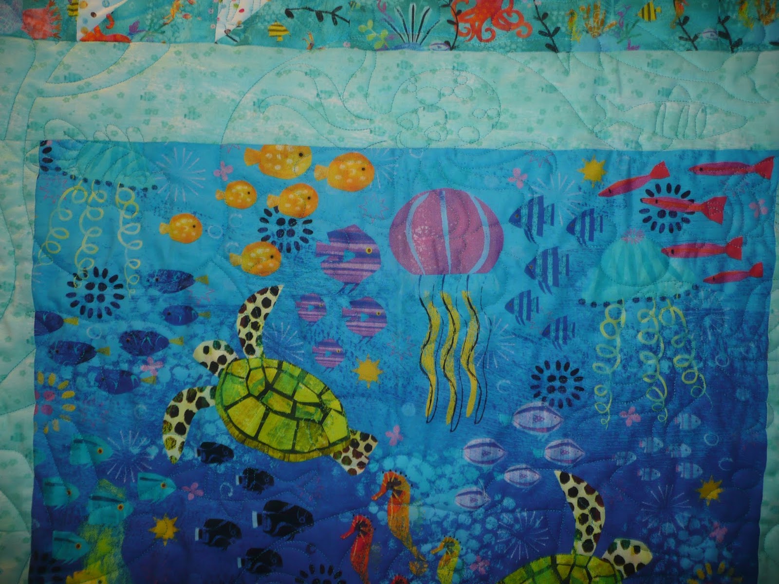 Acorn Ridge Quilting Karyl's 2nd Sea Babies Quilt