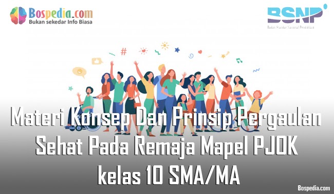 Materi Konsep Dan Prinsip Pergaulan Sehat Pada Remaja Mapel Pjok Kelas 10 Sma Ma Bospedia