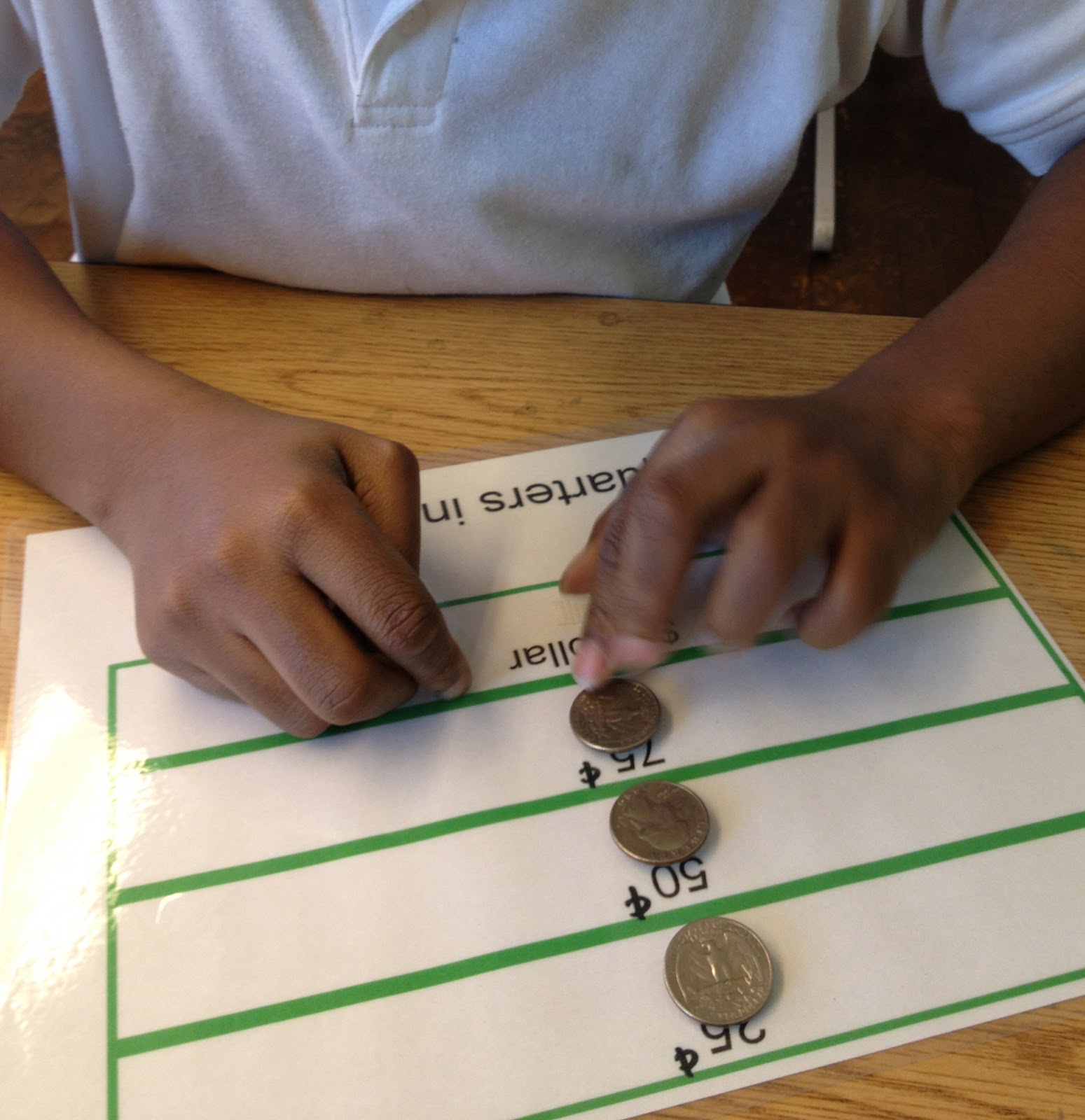 Autism Tank Money Counting Visuals