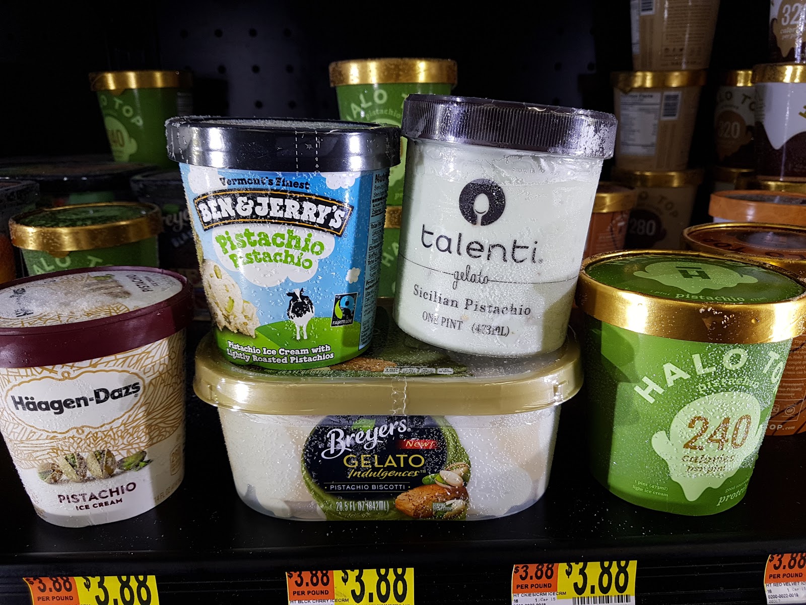 Peachgirl's food diary Pistachio Ice Cream in USA