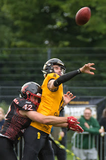 Sportfotografie American Football Münster Blackhawks