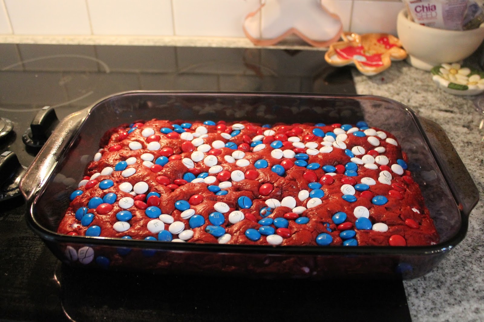 Dinner with the Grobmyers Red, White, and Blue Bars