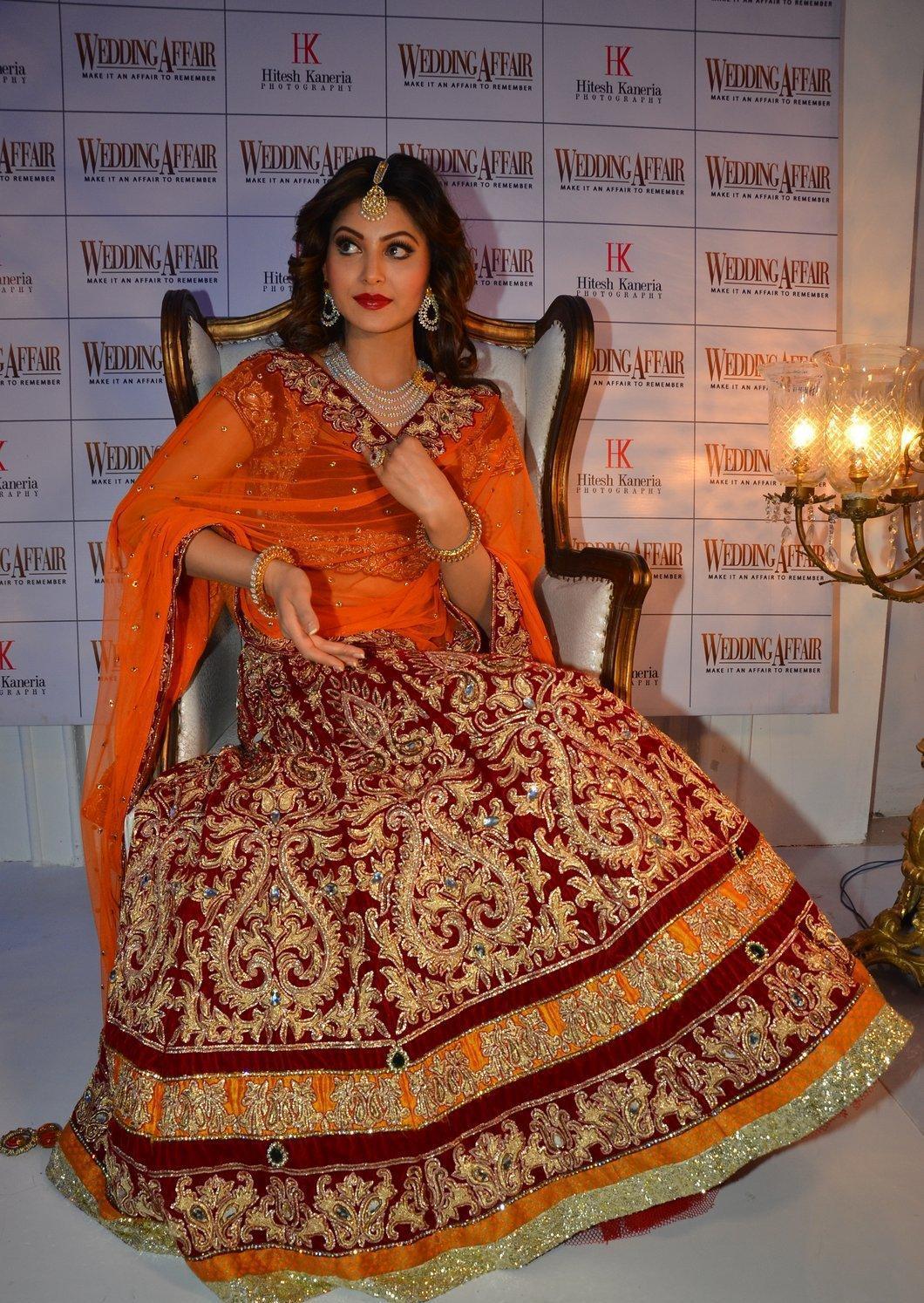 Urvashi Rautela Looks Gorgeous In Bridal Dress At Photoshoot For The â€œWedding Affairâ€ Magazine