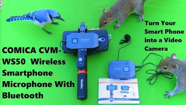 Wireless Lavalier Microphone for Smartphones  - COMICA CVM-WS50 Review