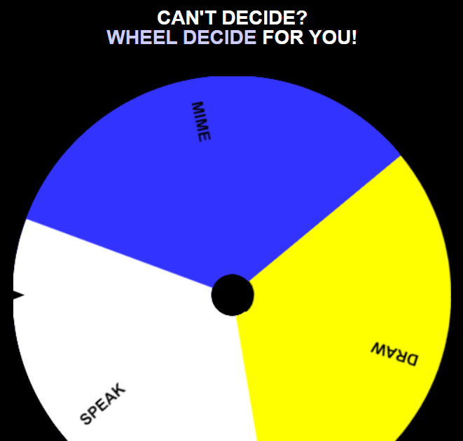 English Corner Wheel Decide