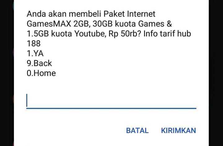 Kode Dial Terbaru Paket GamesMax 