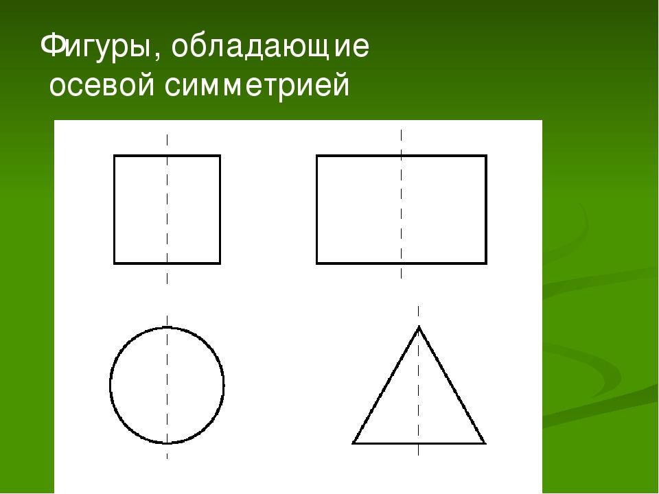 Рисунок ось симметрии 5 класс