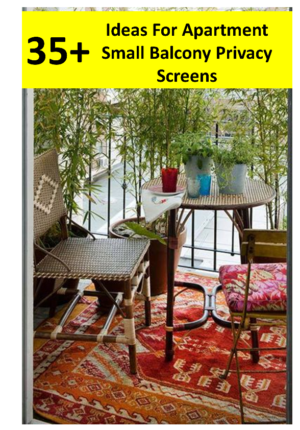 35+ Ideas For Apartment Small Balcony Privacy Screens
