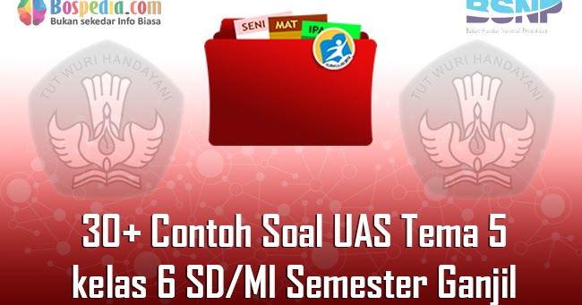 Lengkap 30+ Contoh Soal UAS Tema 5 untuk kelas 6 SD/MI