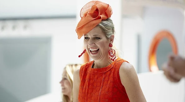 Queen Maxima of The Netherlands attends the official opening of the JKZ Juliana Kinderziekenhuis (Juliana Children's Hospital)