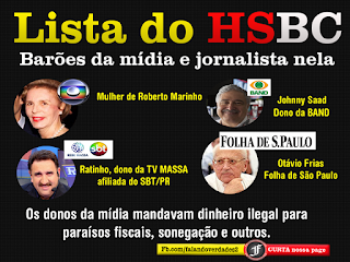 Resultado de imagem para https://globo esta na lista do swissleaks no swissleaks