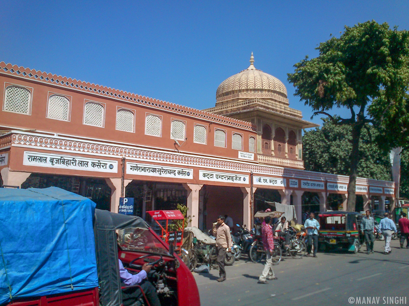 This is what Tibari Looks like From Main Jaipur Market. After Exit.