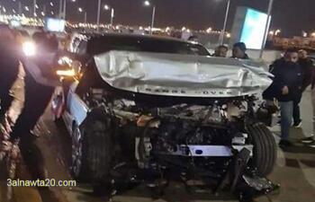 الإعلامي عمرو أديب مقدم برنامج الحكاية يتعرض لحادث سيارة