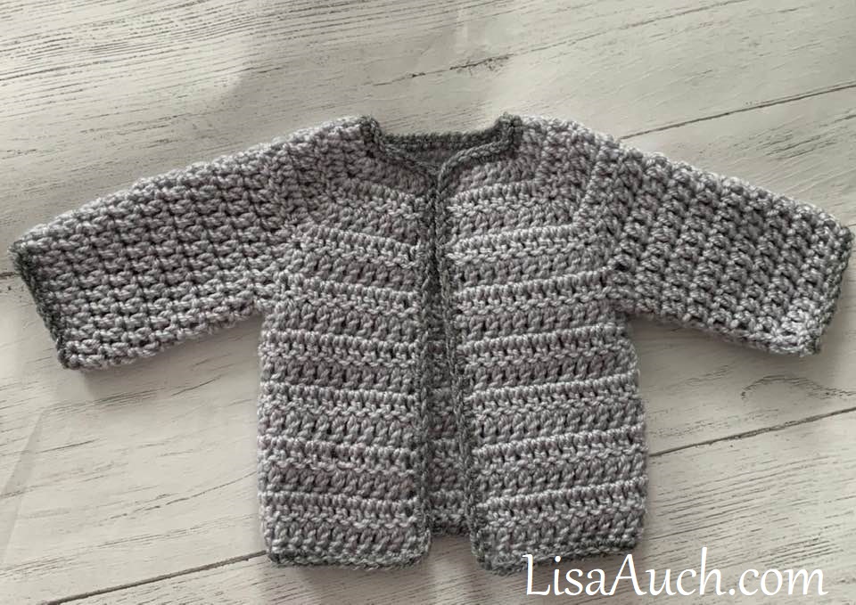 crochet baby boy sweater