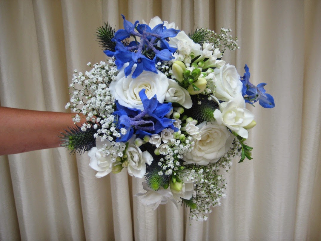 Delphinium Bouquet|http://refreshrose.blogspot.com/