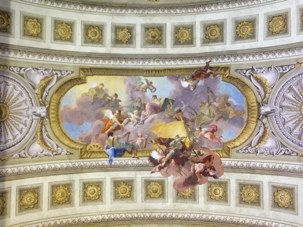 Vienne Wien bibliothèque Prunksaal baroque