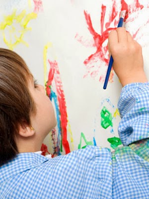 A Kid Drawing