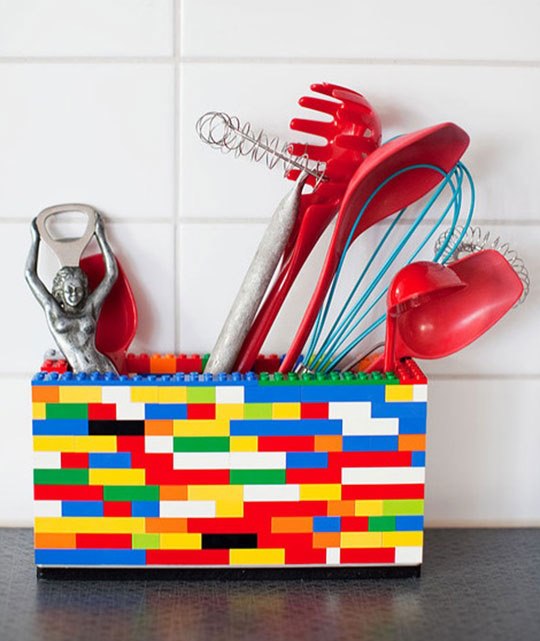 Use lego: agora pra organizar a cozinha!