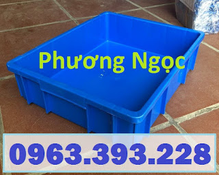 Khay nhựa đặc B9, thùng nhựa đặc B9, thùng nhựa chứa đồ linh kiện,sóng nhựa bít B9