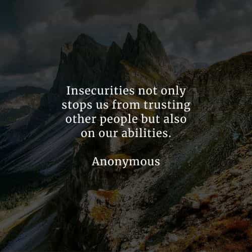 37 Insecurity quotes that