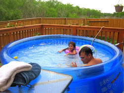 pools swimming portable pool ground inflatable above backyard deck broke akesha decided