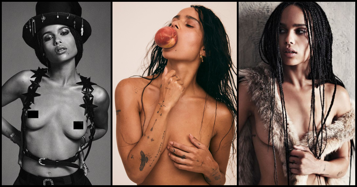 Eat This': Zoe Kravitz Taunts Trump With Naked Peach.